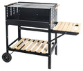 BARBECUE RETTANGOLARE CM.122x53x100 CON MENSOLA LATERALE